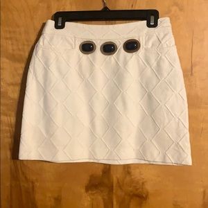 Milly white skirt size 4 worn once.